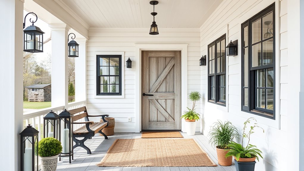 rustic charm meets modern simplicity