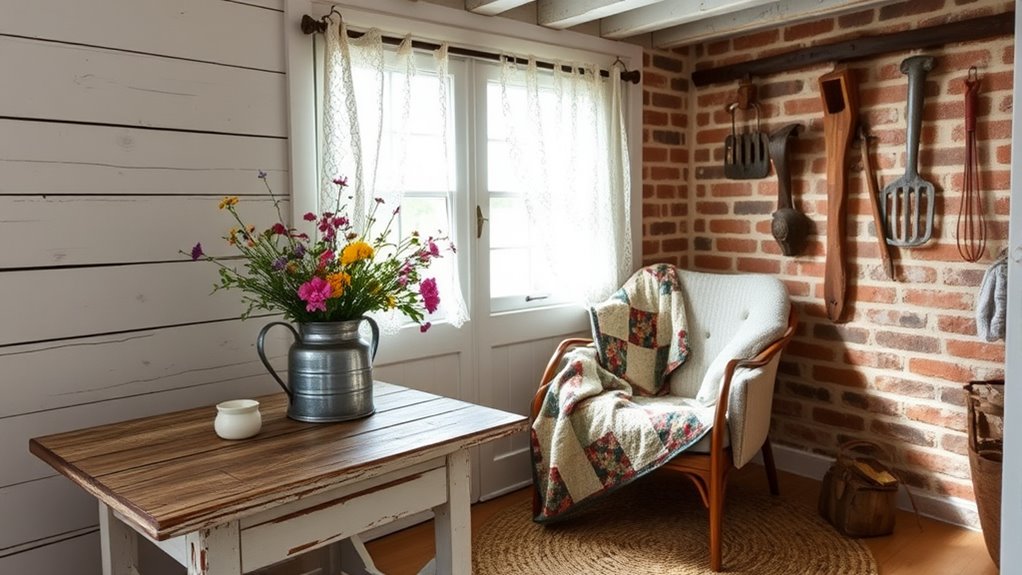 rustic charm with accents
