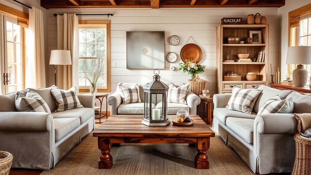 rustic charm with modern accents