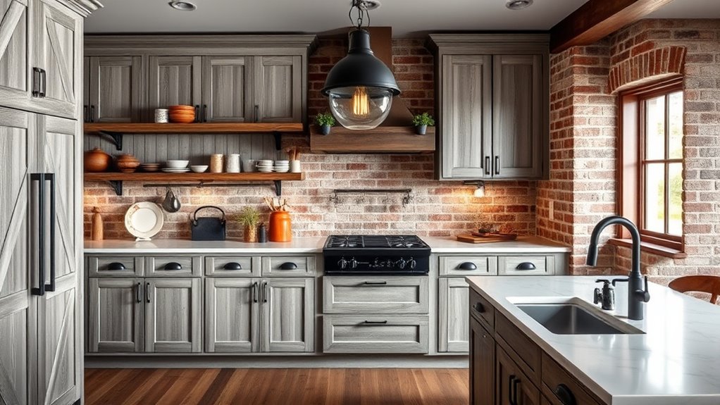 rustic charm with modern finishes