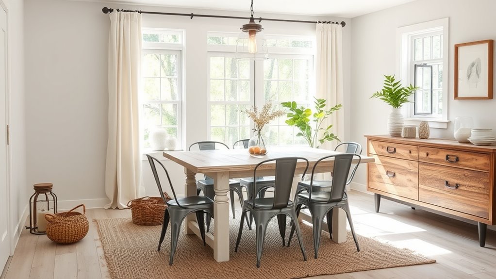 rustic charm with vintage accents