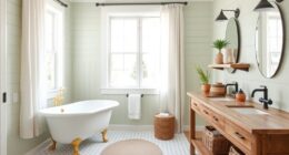 rustic chic bathroom decor