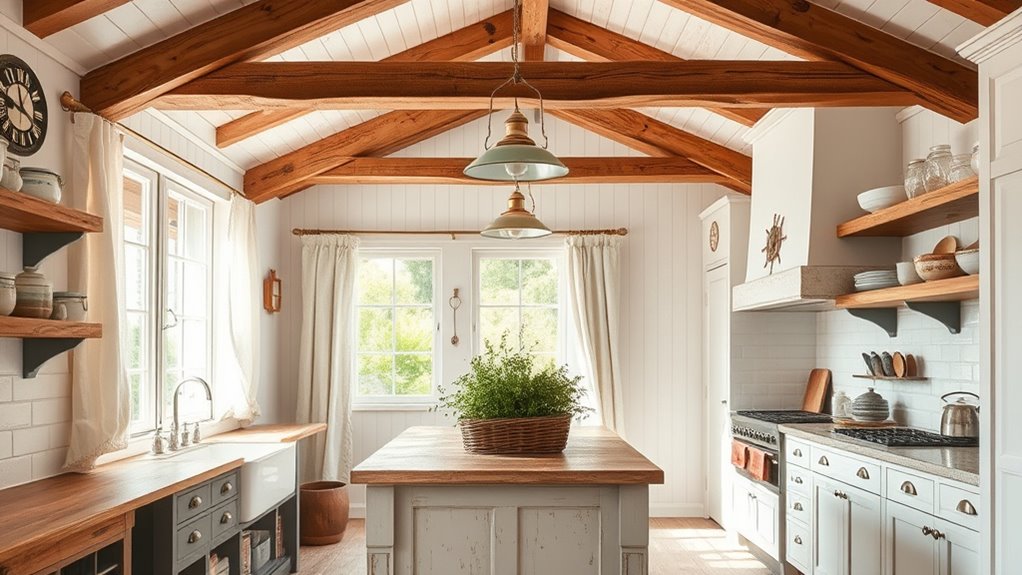 rustic country kitchen design