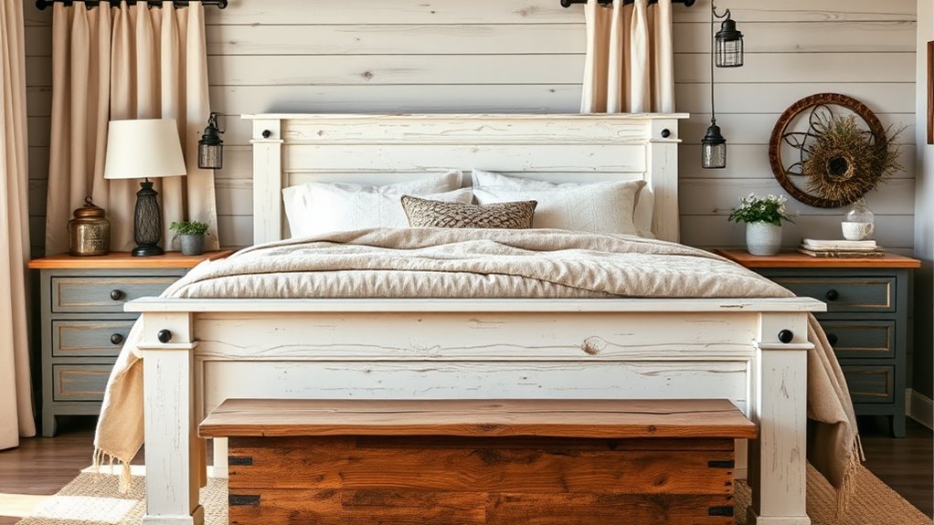 rustic cozy bedroom decor