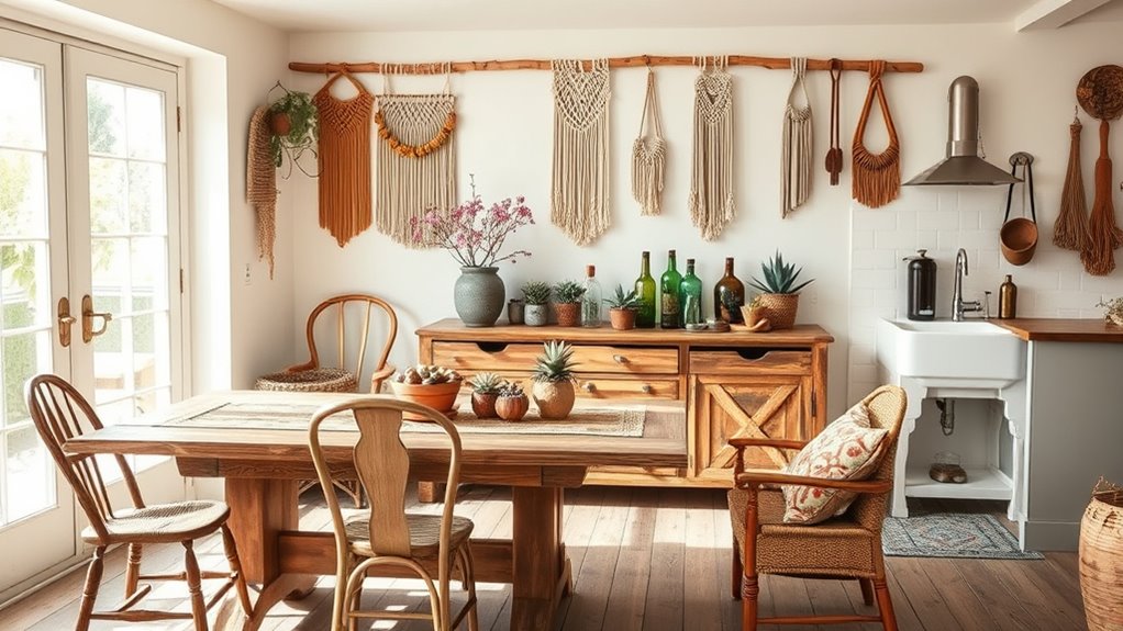 rustic eclectic furniture selection