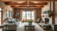 rustic farmhouse living decor
