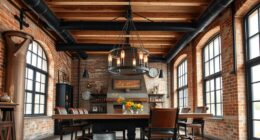 rustic industrial farmhouse style