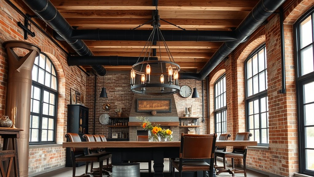 rustic industrial farmhouse style