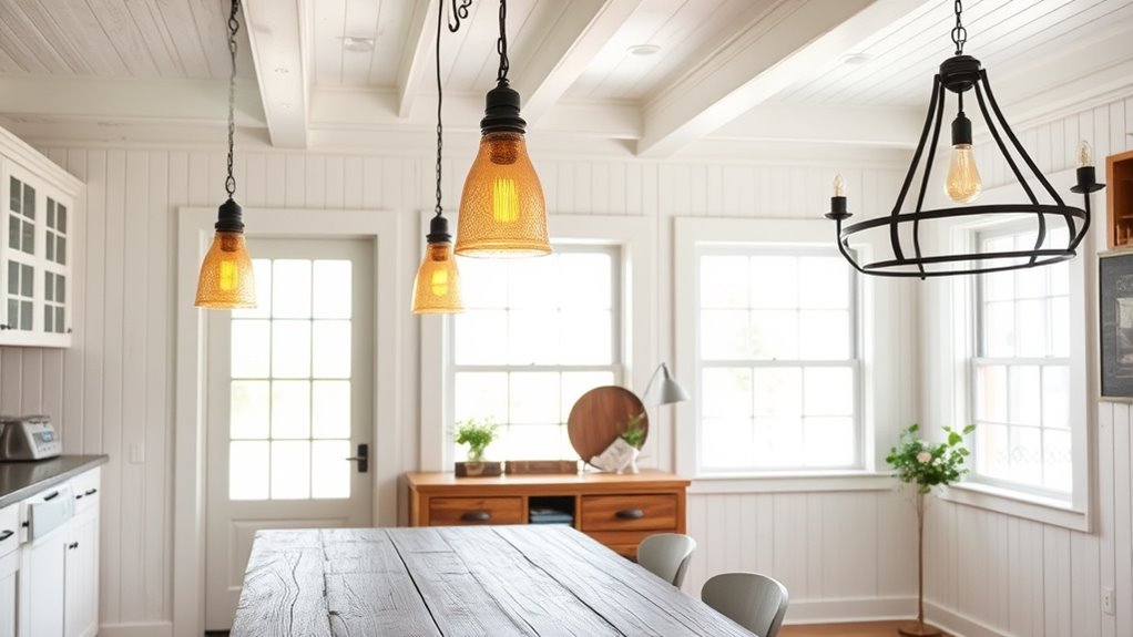 rustic modern lighting ideas