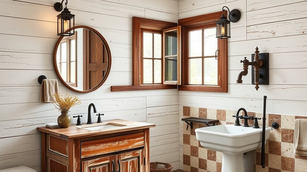 rustic natural materials balance