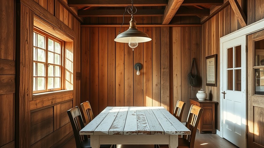 rustic vintage farmhouse accents