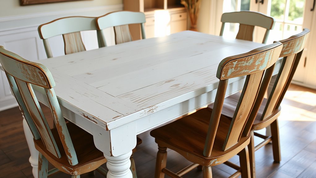 rustic weathered finish options