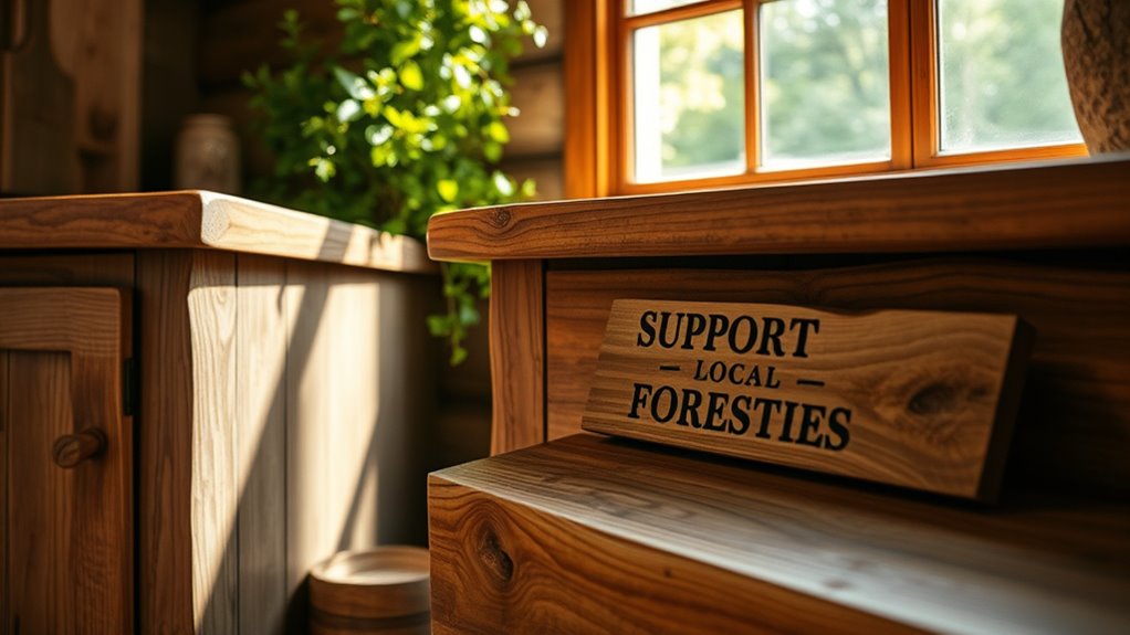 support local forests sustainably