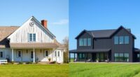traditional vs modern farmhouse