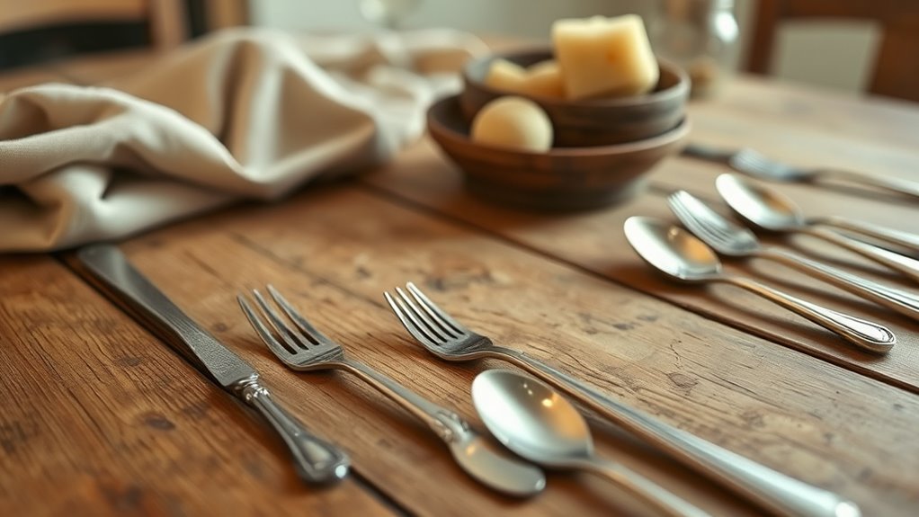 transform worn silverware decor