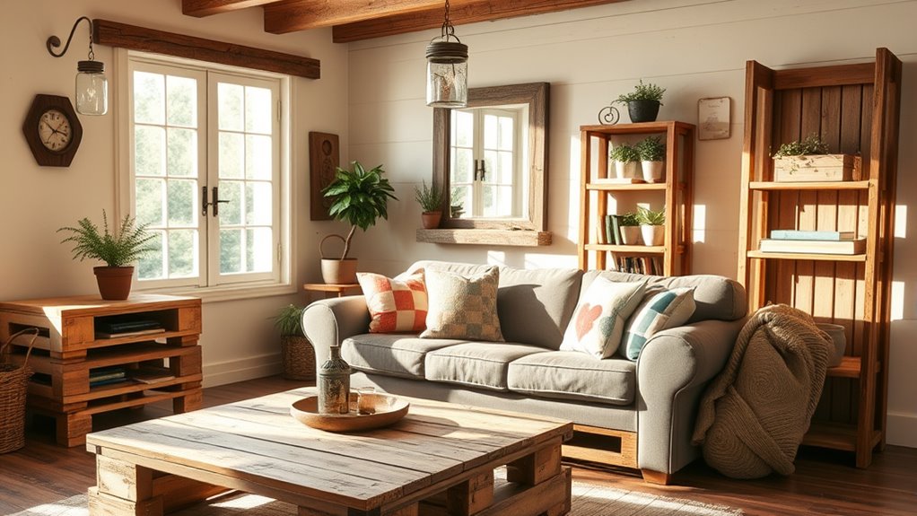 upcycled farmhouse decor ideas