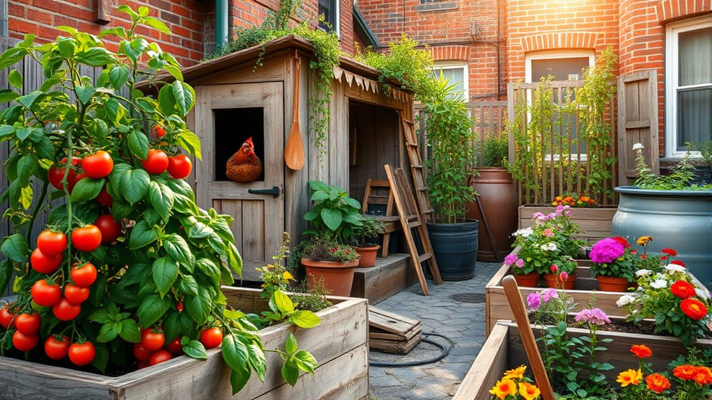 urban small lot homesteading