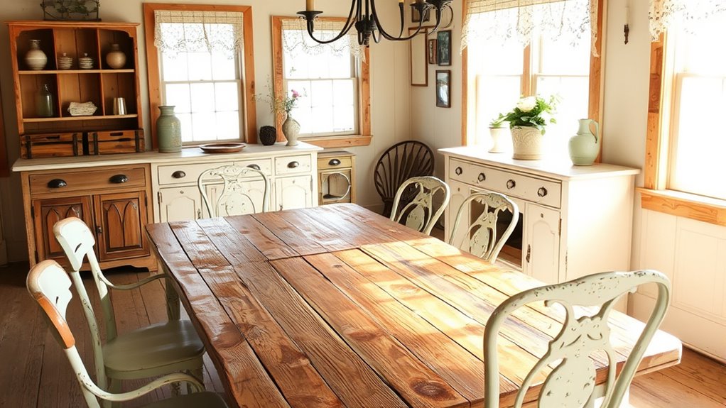 vintage charm and repurposing