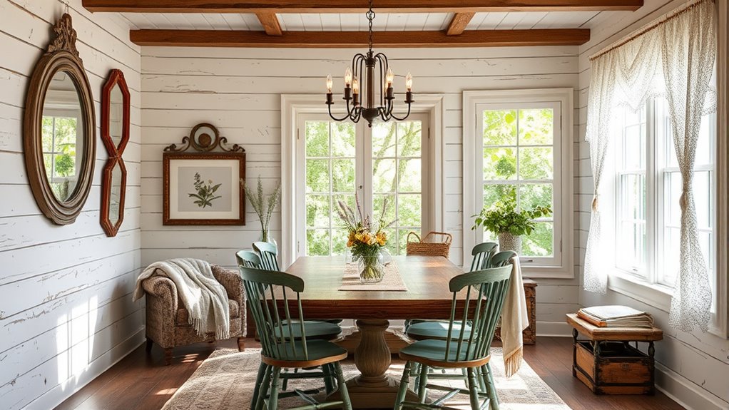 vintage farmhouse cohesive decor