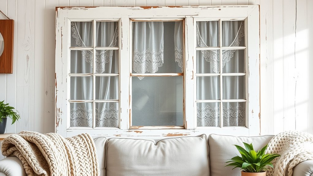 vintage frame wall decor