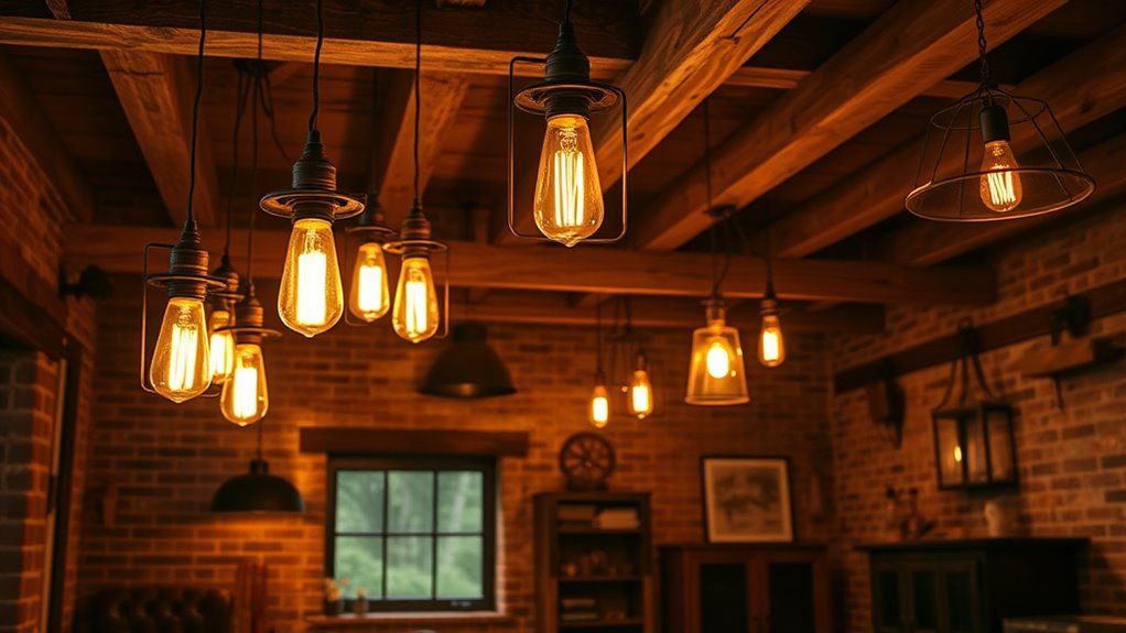 vintage industrial farmhouse fixtures