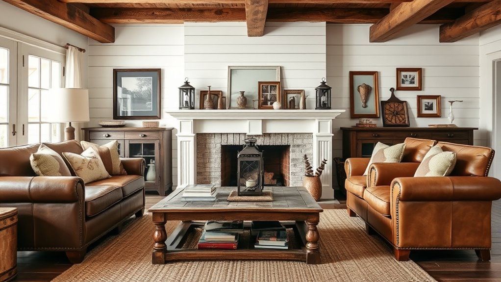vintage inspired farmhouse accents