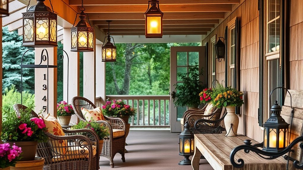 vintage rustic cozy lighting