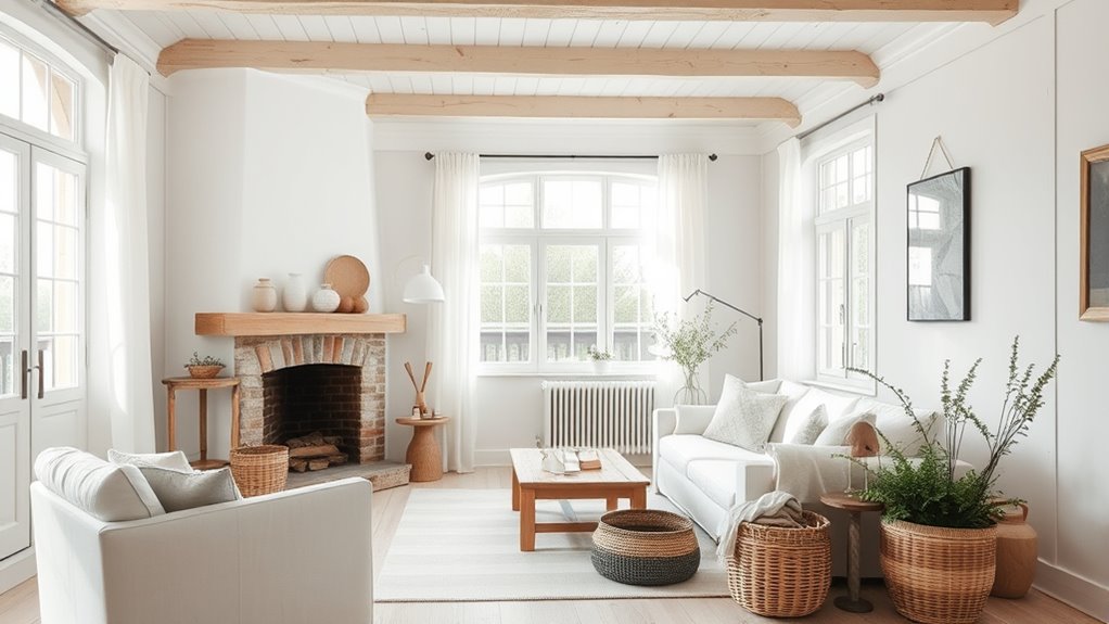 warm rustic vintage accents