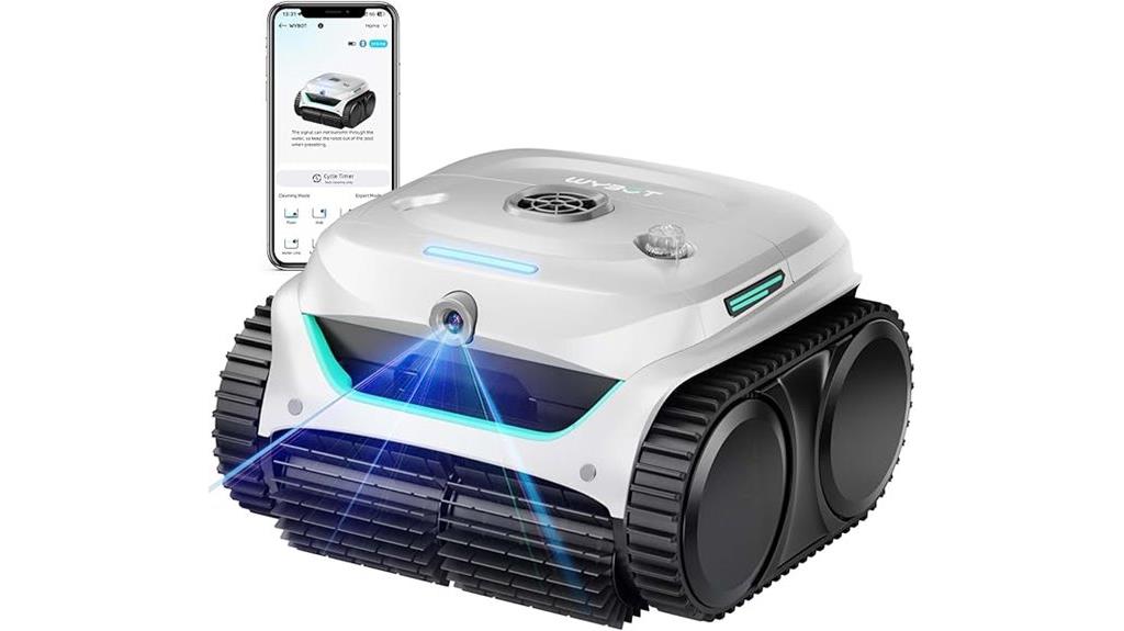 ai enabled robotic pool cleaner