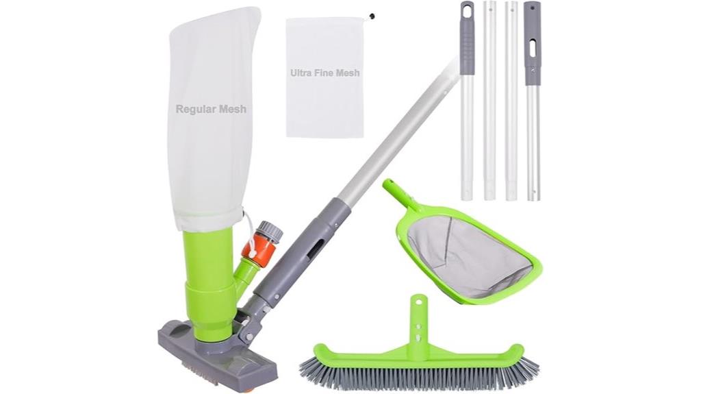 deluxe pool cleaning kit
