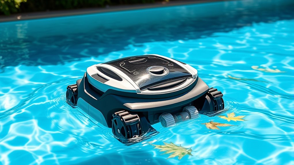 pool size debris navigation