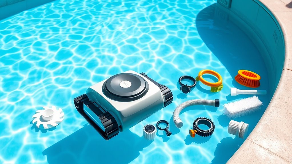 top pool cleaner replacement parts