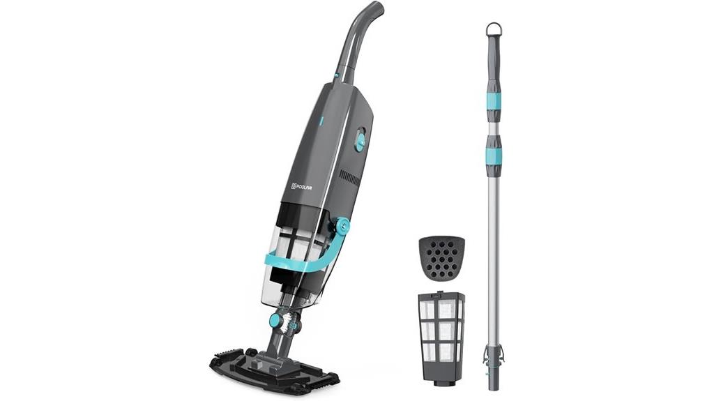wireless battery powered pool vacuum