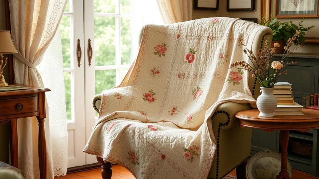 antique quilt styling tips