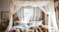 cottage bed canopy diy