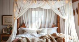 cottage bed canopy diy