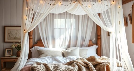 cottage bed canopy diy