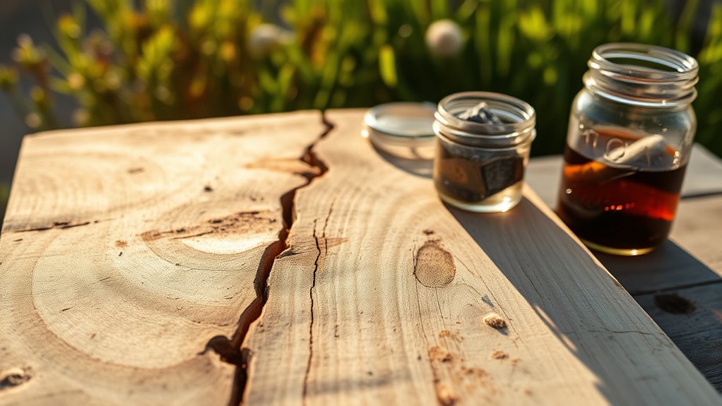 create aged vintage wood