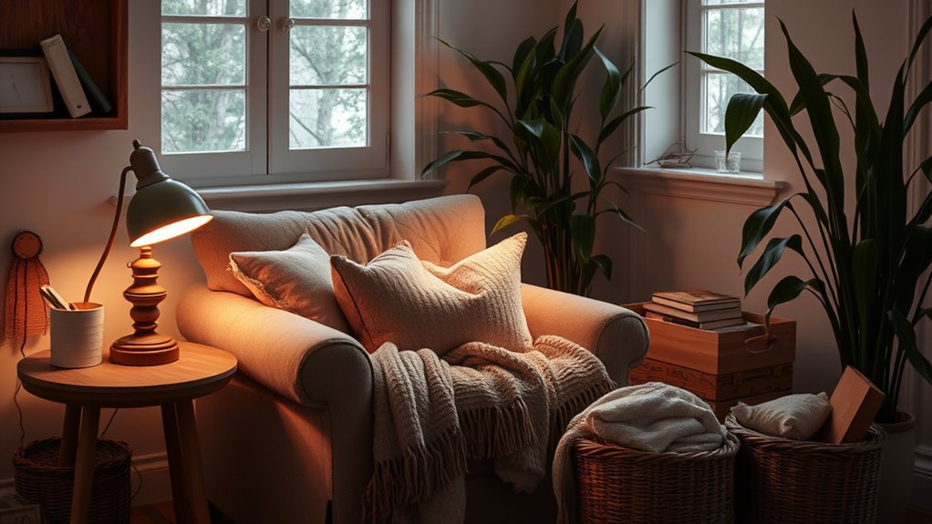create cozy reading sanctuary