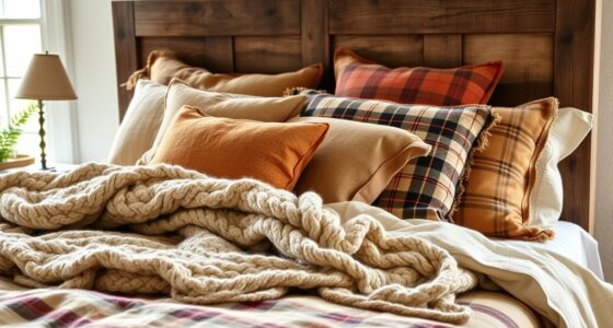 create inviting rustic bedscape