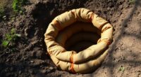 earthbag root cellar construction