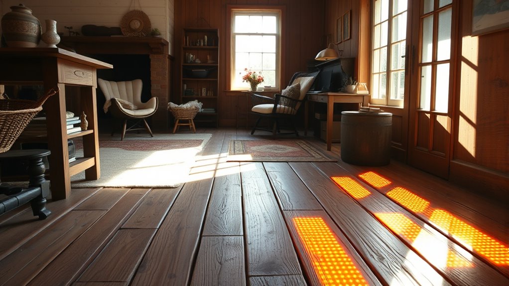 heated floors improve comfort