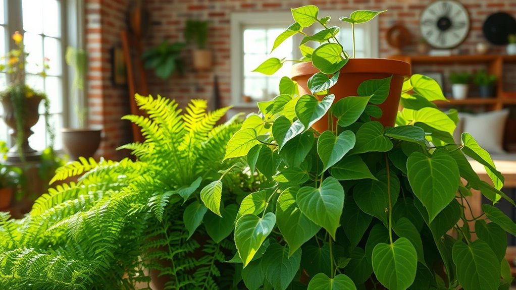 indoor plants improve air quality