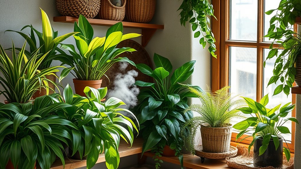 indoor plants improve air quality