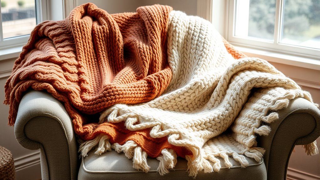 layered blankets for comfort