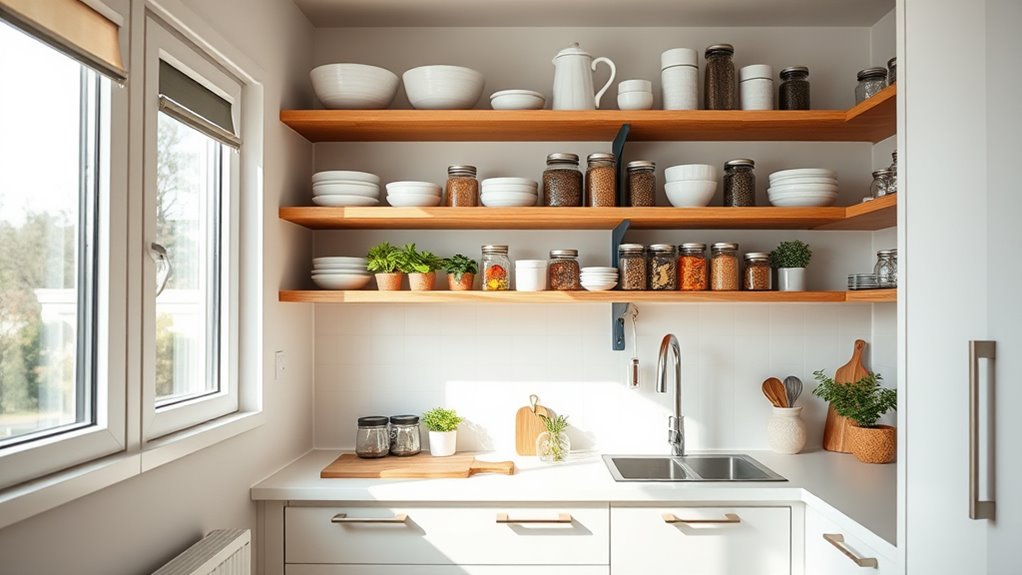 maximize small kitchen storage