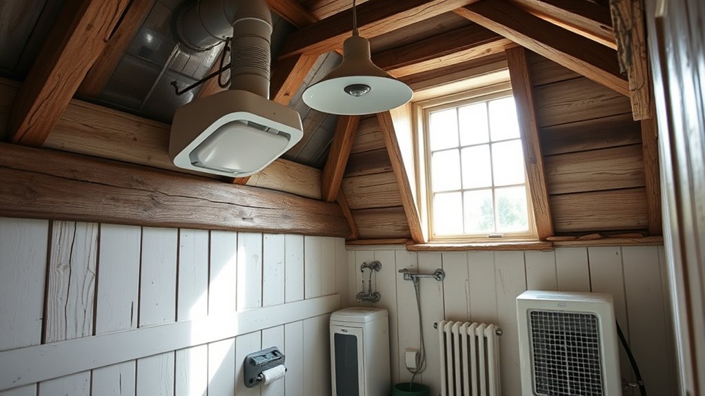 older farmhouse bathroom moisture prevention