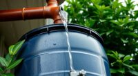 rainwater barrel system setup