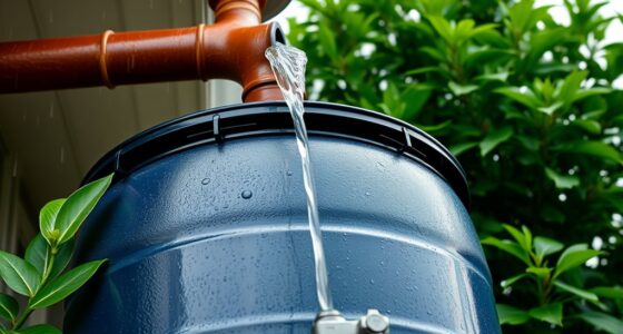 rainwater barrel system setup