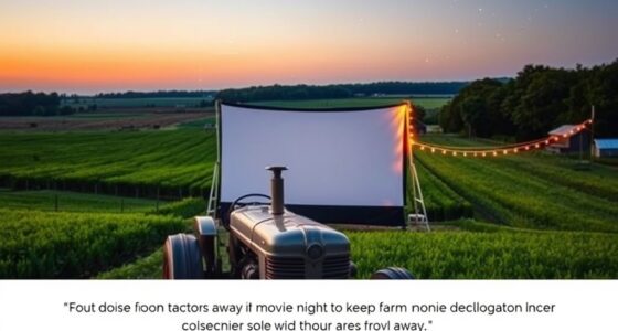 reducing tractor noise disturbance